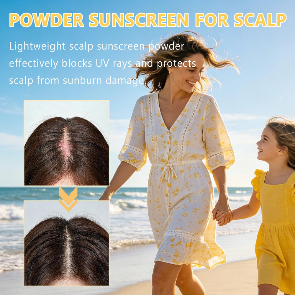 Eqimznv scalp application at hairline adding targeted sun protection and coverage