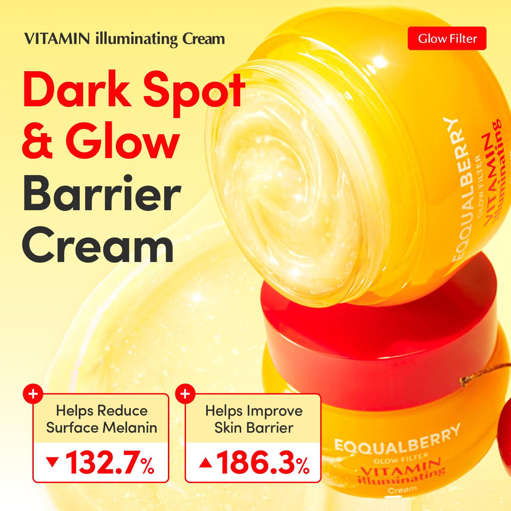 EQQUALBERRY open jar displaying silky cream texture and quick absorption