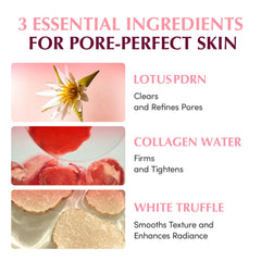 EQQUALBERRY pad applied to cheek delivering cooling pore support
