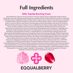 EQQUALBERRY travel-ready jar and pouch demonstrating portability for on-the-go care