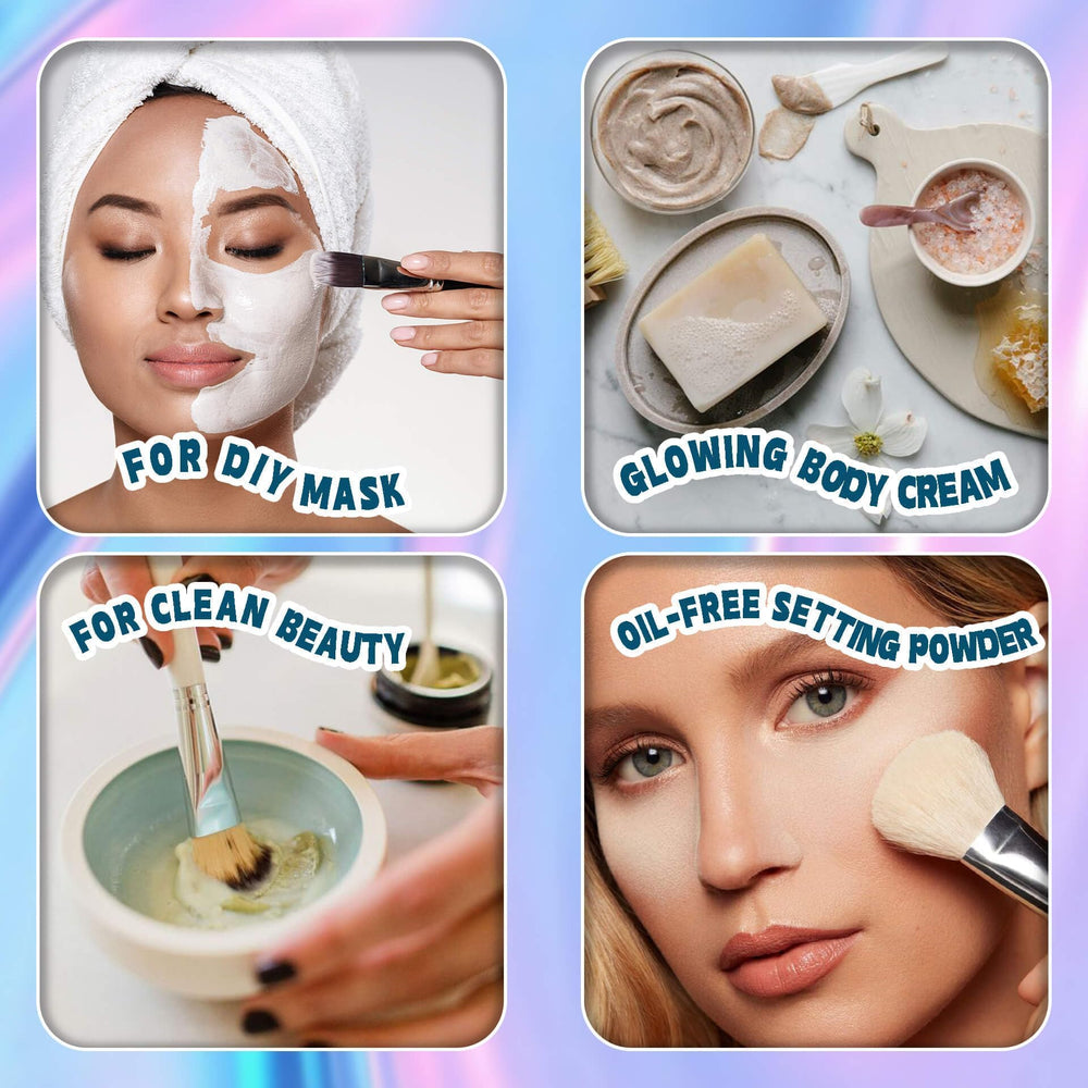 EquSym pearl powder mixed in bowl for DIY face mask prep