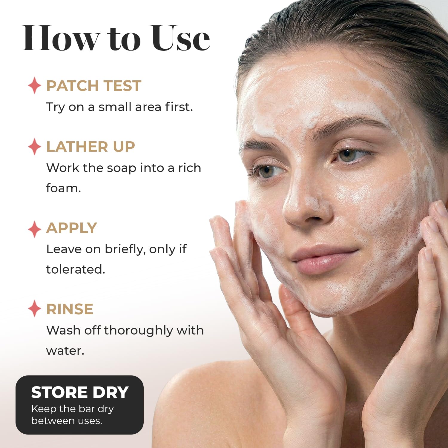 era of nature bar staged on bathroom shelf conveying everyday skincare routine