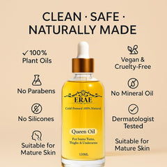 ERAE bottle in bathroom lifestyle setting suggesting daily routine benefit