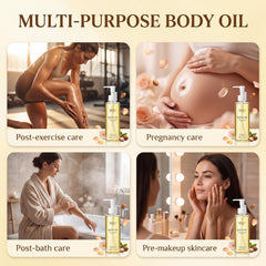 ERAE 120ml bottle beside everyday objects for scale, showing travel-friendly size benefit