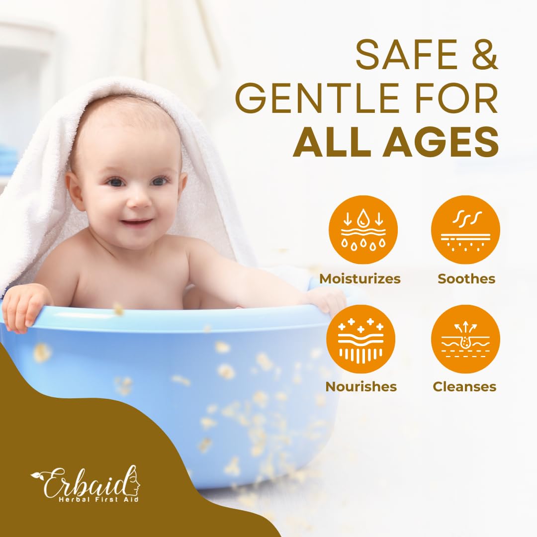 Erbaid soap lather in hand demonstrating rich foam for effective cleaning