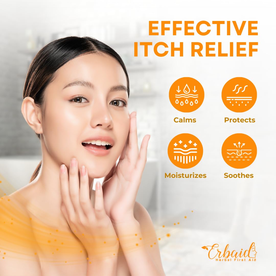 Close-up of Erbaid calendula salve texture highlighting creamy balm for fast skin absorption