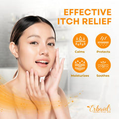 Close-up of Erbaid calendula salve texture highlighting creamy balm for fast skin absorption