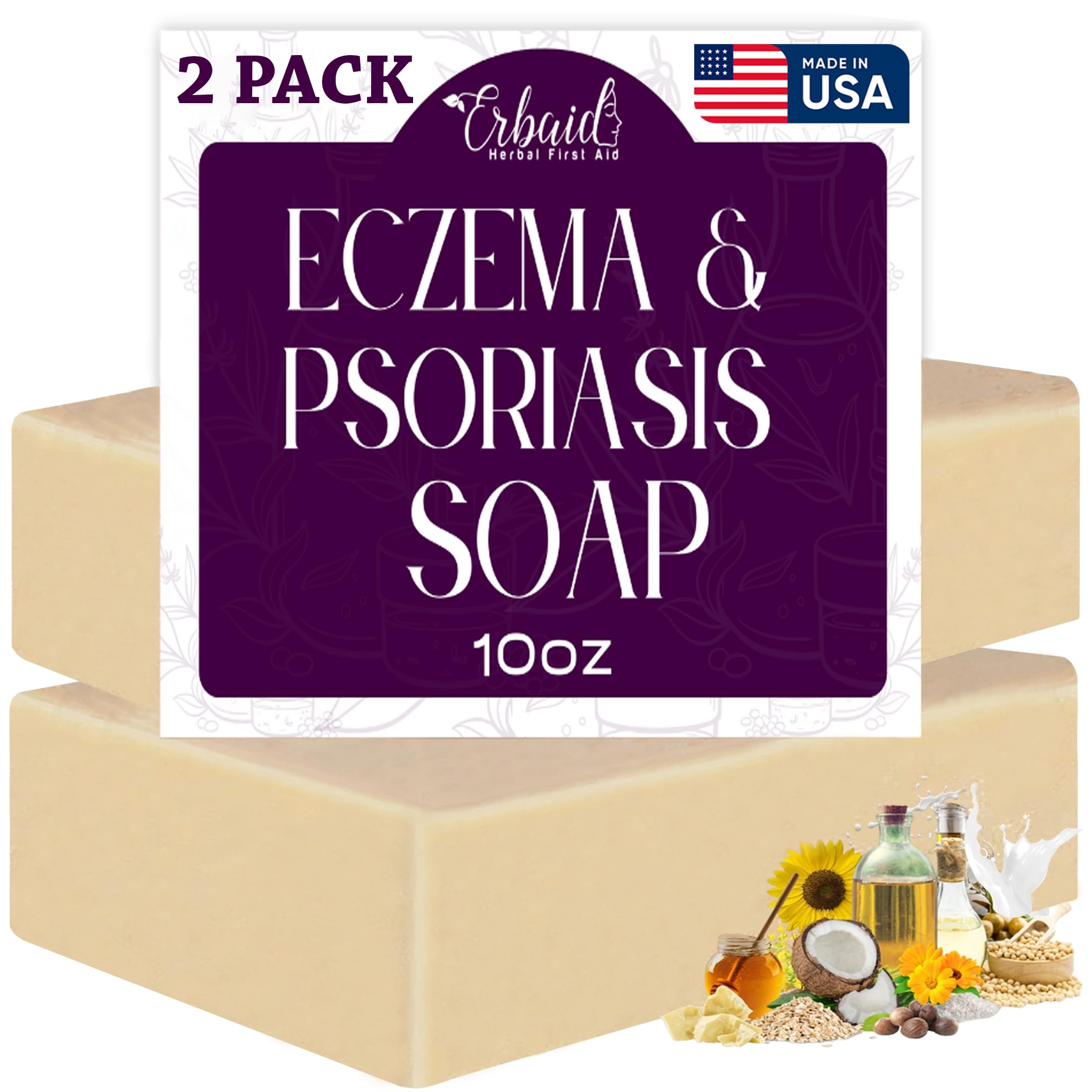 Erbaid front packaging showing bar and calming benefit