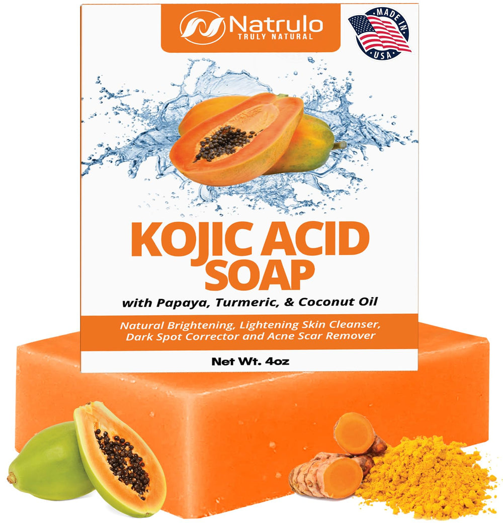 Erbaid front packaging showing bar soap and brightening benefits