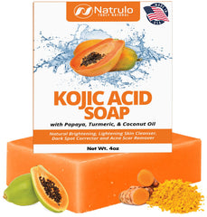 Erbaid front packaging showing bar soap and brightening benefits
