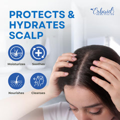 Erbaid label closeup highlighting natural ingredient list and clarity
