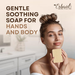 Erbaid labeled packaging close-up highlighting handcrafted made-in-USA quality