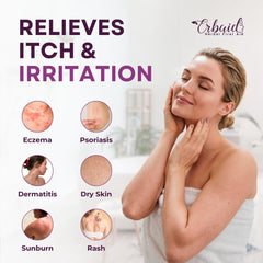 Erbaid close-up texture with oatmeal visible for gentle exfoliation