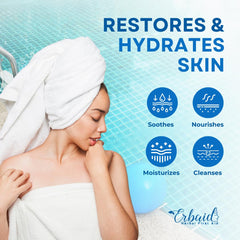 Erbaid ingredients display with aloe, coconut oil, and shea butter