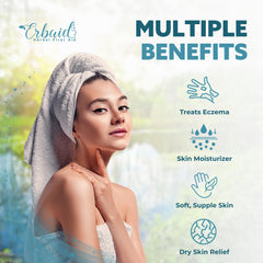 Erbaid tallow bar producing lather in hand for gentle cleanse