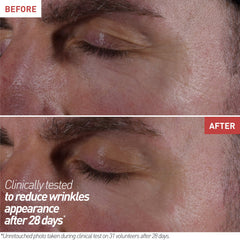 Erborian application demo with ring finger patting product to reduce puffiness