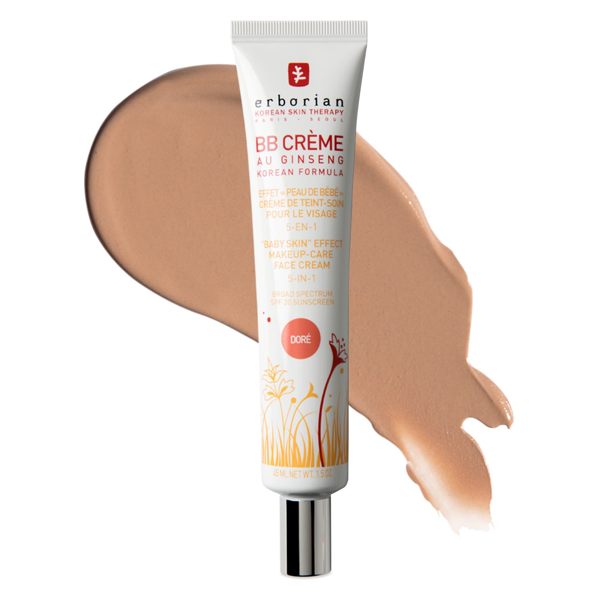 Erborian BB Cream Doré front tube showing packaging and travel-friendly size