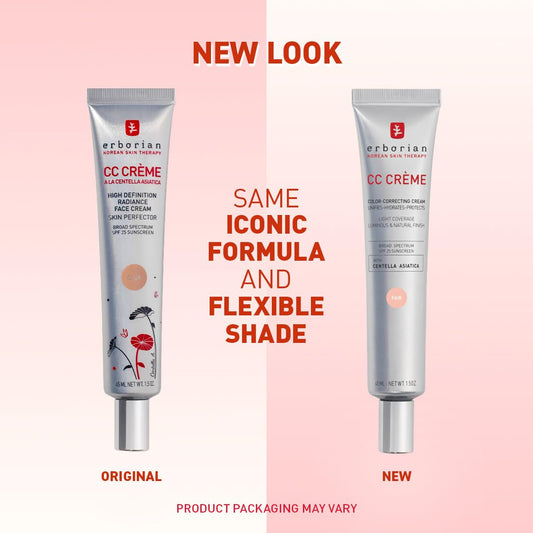 Erborian CC Cream texture swatch highlighting lightweight, blendable hydration benefit