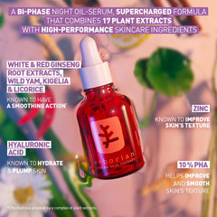 Erborian dropper dispensing oil-serum showing precise control and nourishment