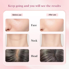 erdnretl in use face massage showing comfortable glide for better serum absorption