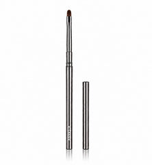 Erma builder gel brush front view showing oval head and balanced handle for precise control