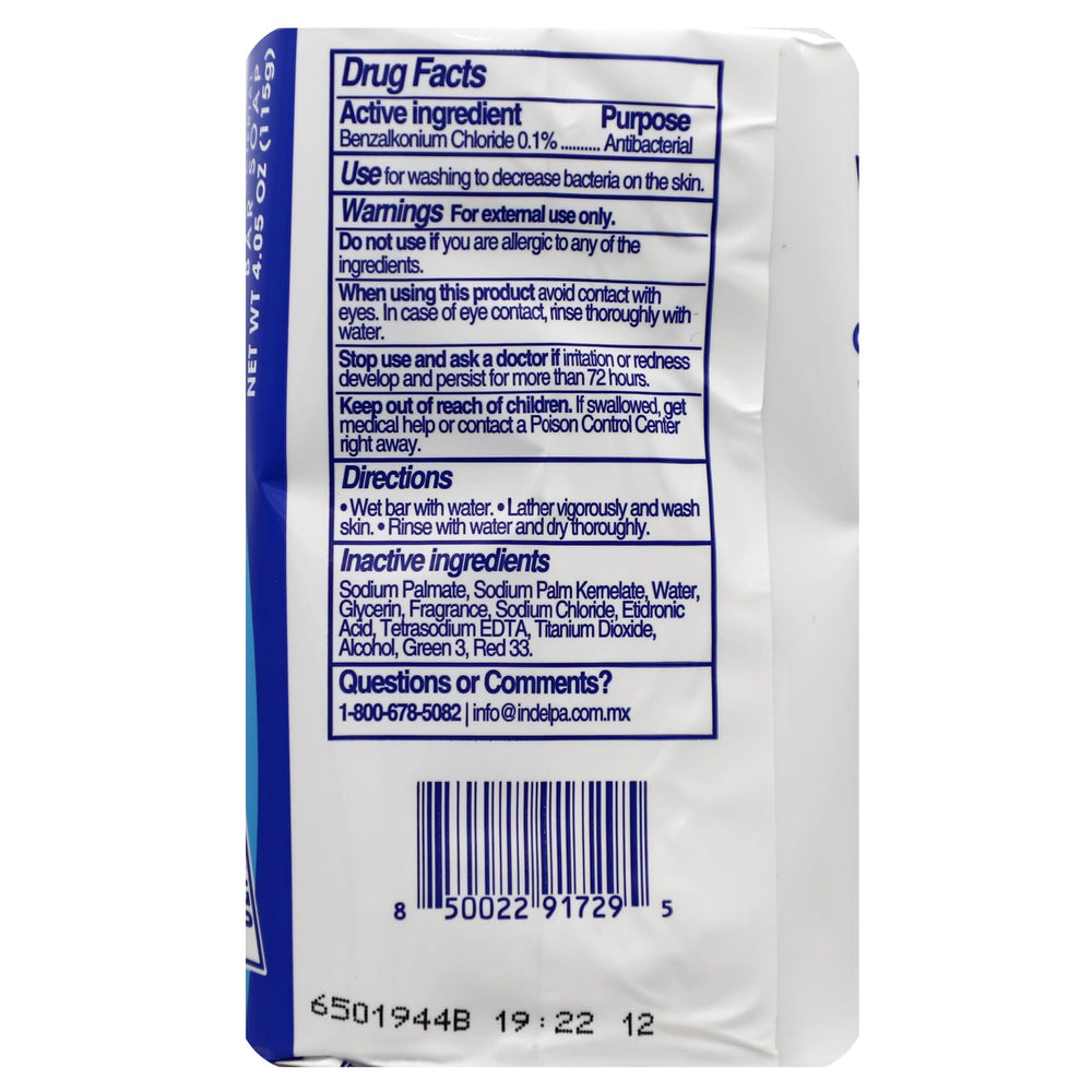 Escudo Ultra-Protect bar held in hand showing full-size 4.05 oz scale and lasting value