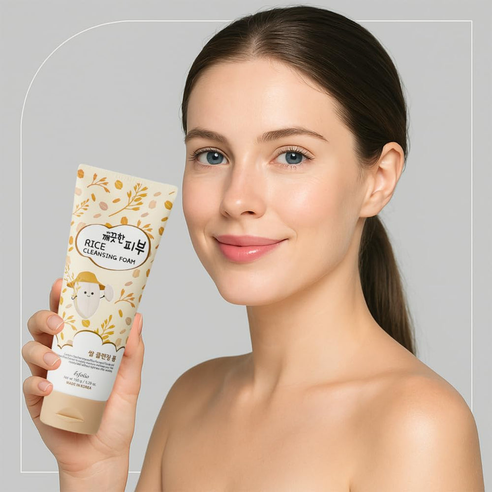 esfolio on bathroom counter with towel, suggests everyday routine and freshness