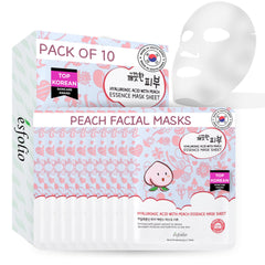 esfolio front packaging showing peach essence and hydrating benefits