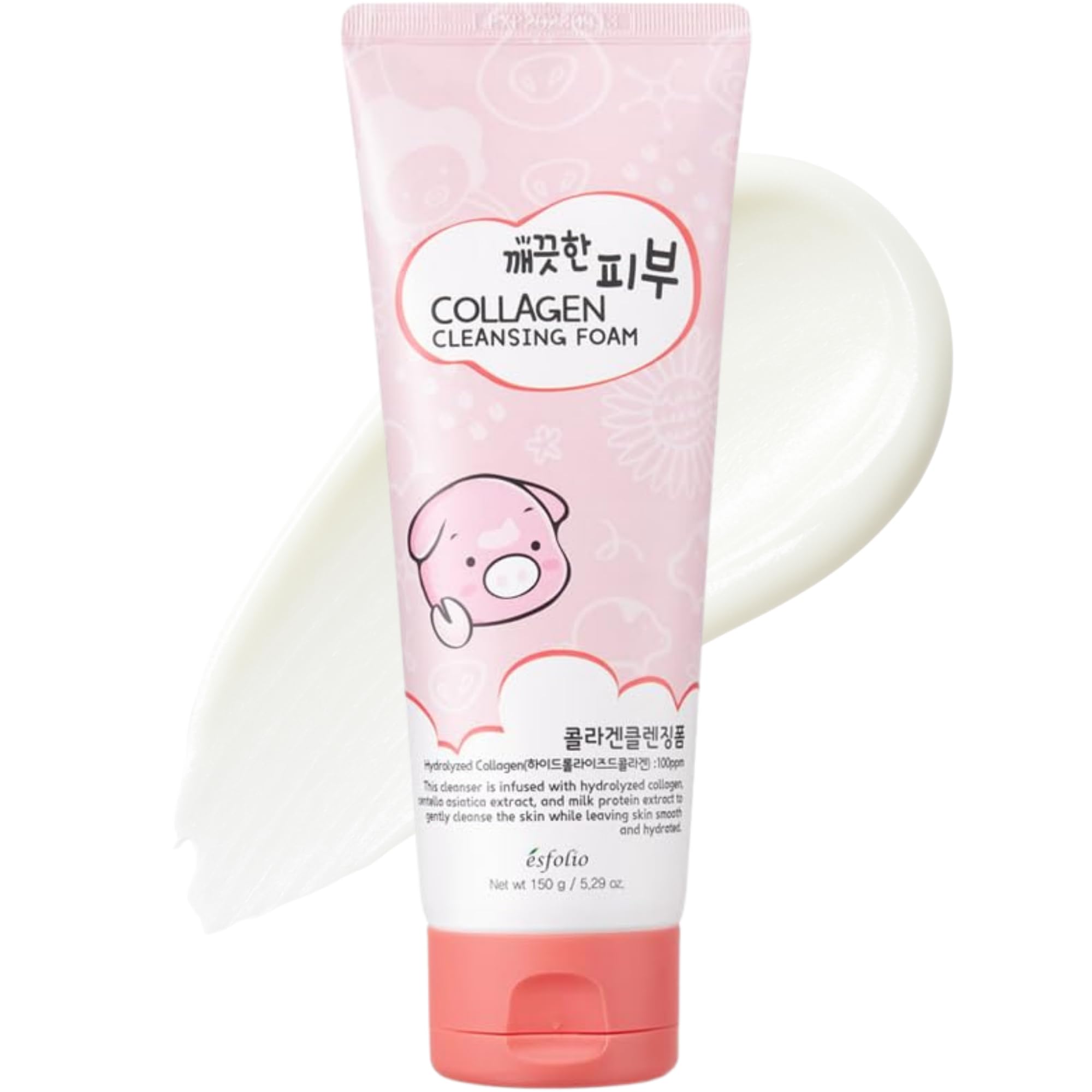 esfolio front tube showing product label and travel-friendly 150ml size benefit