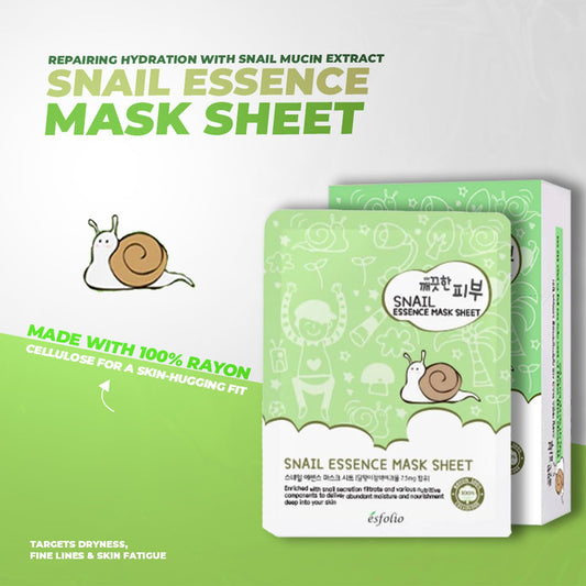 esfolio mask sheet close-up displaying soft, skin-hugging material for better absorption