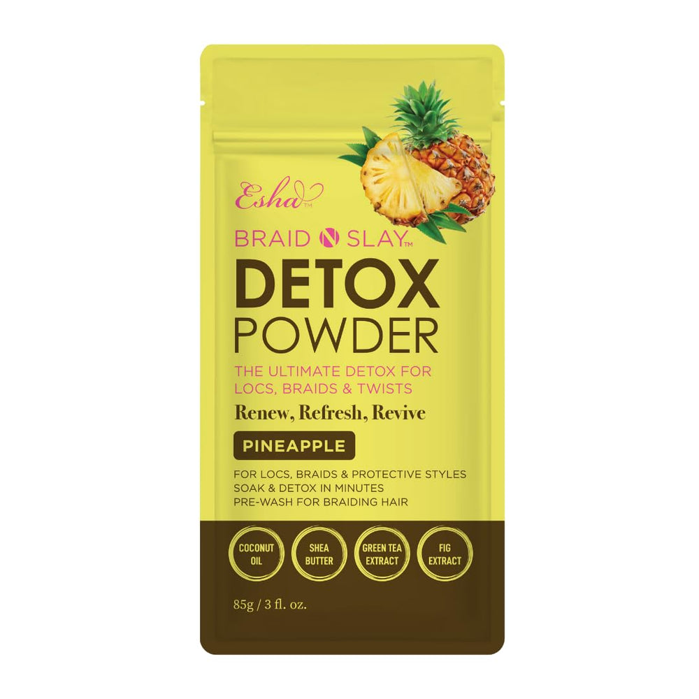 Esha front packaging showing product name and pineapple scent for quick identification