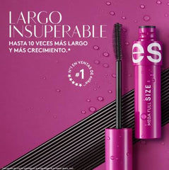 ÉSika mascara brush close-up displaying bristle design for clump-free volume