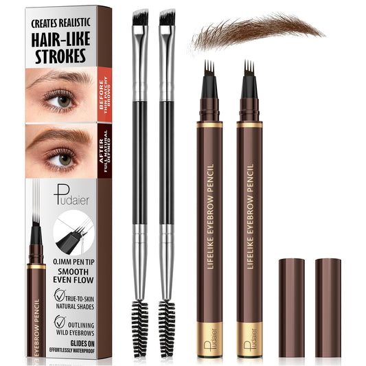Espoce front packaging showing two eyebrow pens and benefits