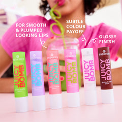 essence open balm stick showing smooth tip application for easy glide