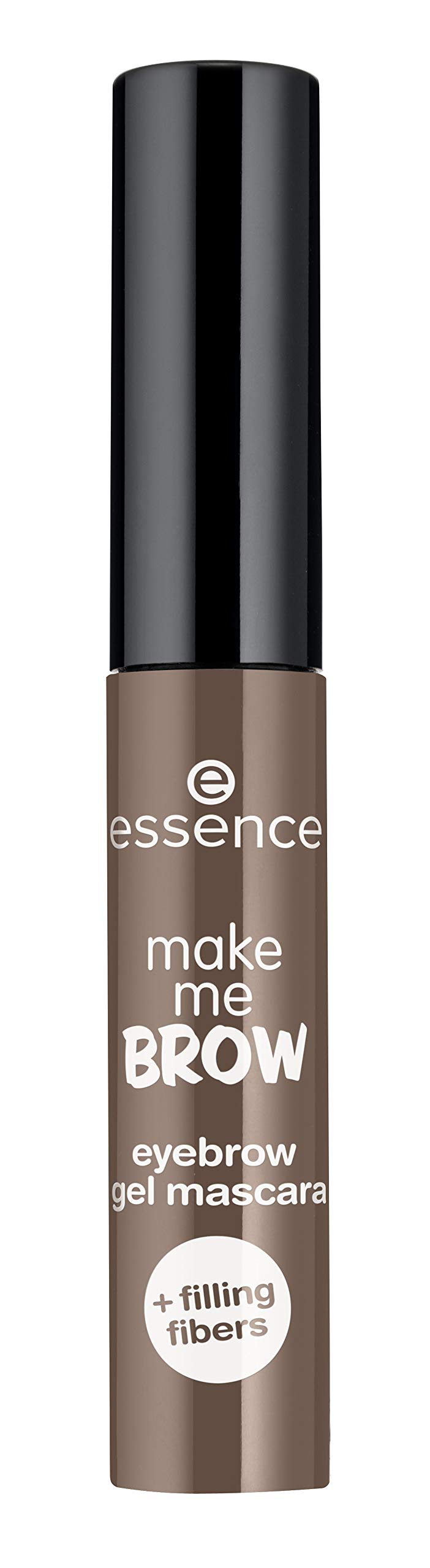 Essence Cosmetics front packaging showing three brow gels and sustainability benefit