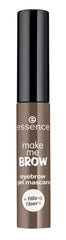 Essence Cosmetics front packaging showing three brow gels and sustainability benefit