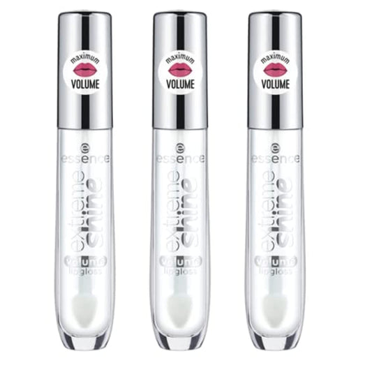 essence front packaging displaying three gloss tubes and brand benefit