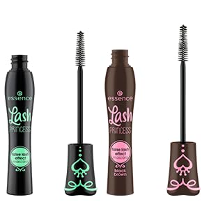 essence brown mascara packaging showing soft definition benefit