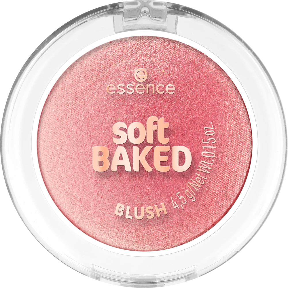 Essence Cosmetics front packaging of Soft Baked Blush showing compact and shade