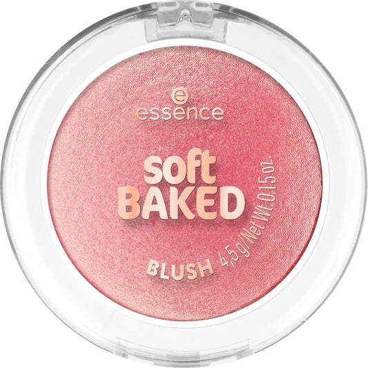 Essence Cosmetics front packaging of Soft Baked Blush showing compact and shade