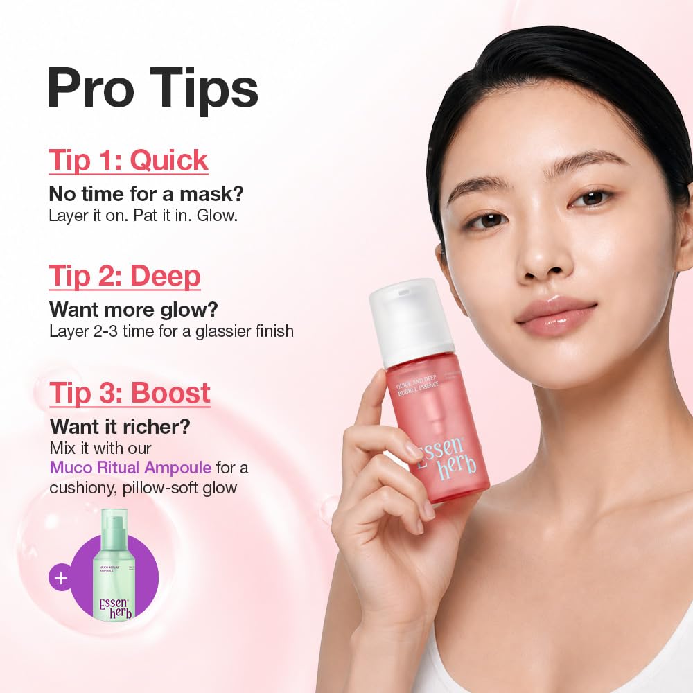 ESSENHERB on bathroom vanity styled for everyday routine and prep-ready skin