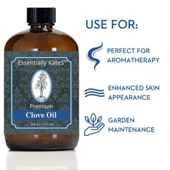 Essentially KateS packaging flatlay showing ingredient list and steam-distilled quality benefit