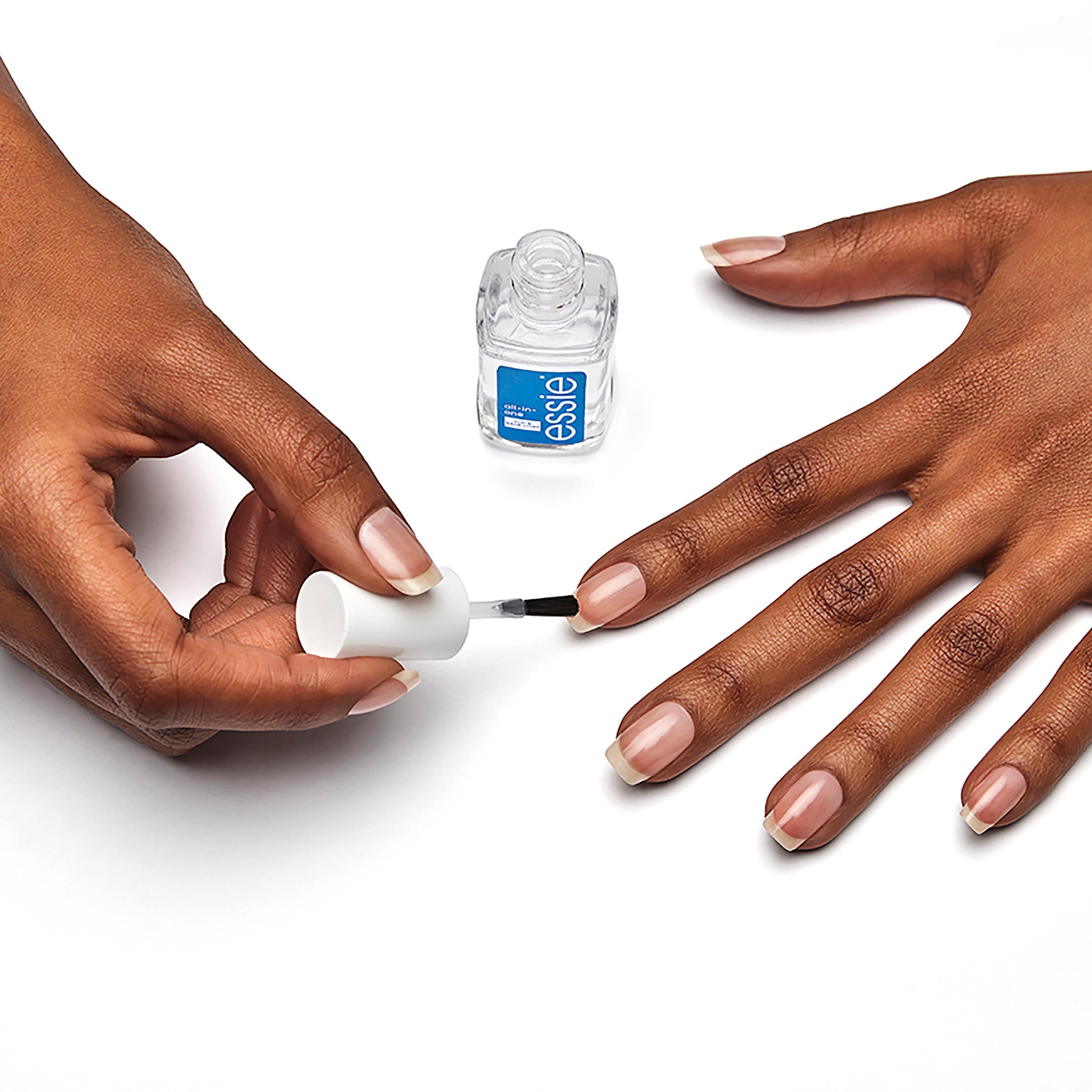 essie argan oil droplet texture highlighting conditioning properties