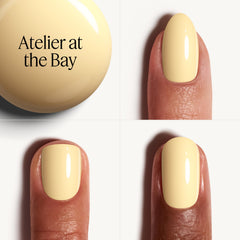 essie brush spreading color, demonstrating smooth even application benefit