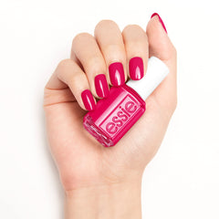 essie label close-up showing 8-free vegan claim and brand quality