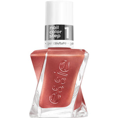 essie front bottle shot showing rose multi‑faceted polish and glossy finish benefit