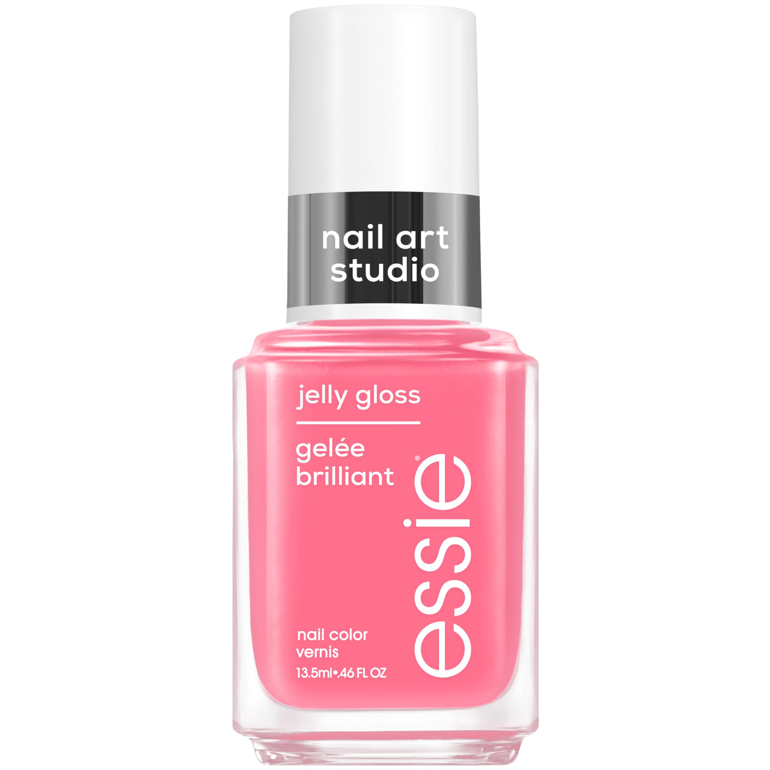essie bottle front view showing Riviera Rush shade and glossy finish