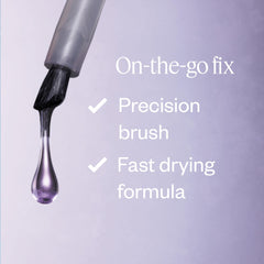 essie labeled bottle displaying product name and usage directions