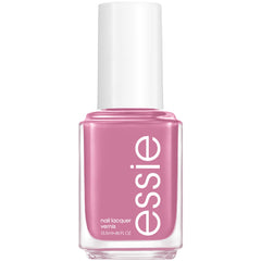essie bottle front view showing glossy purple shade and benefit of salon finish