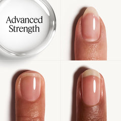 essie brush applying treatment to nail edge for precise, strengthening coverage